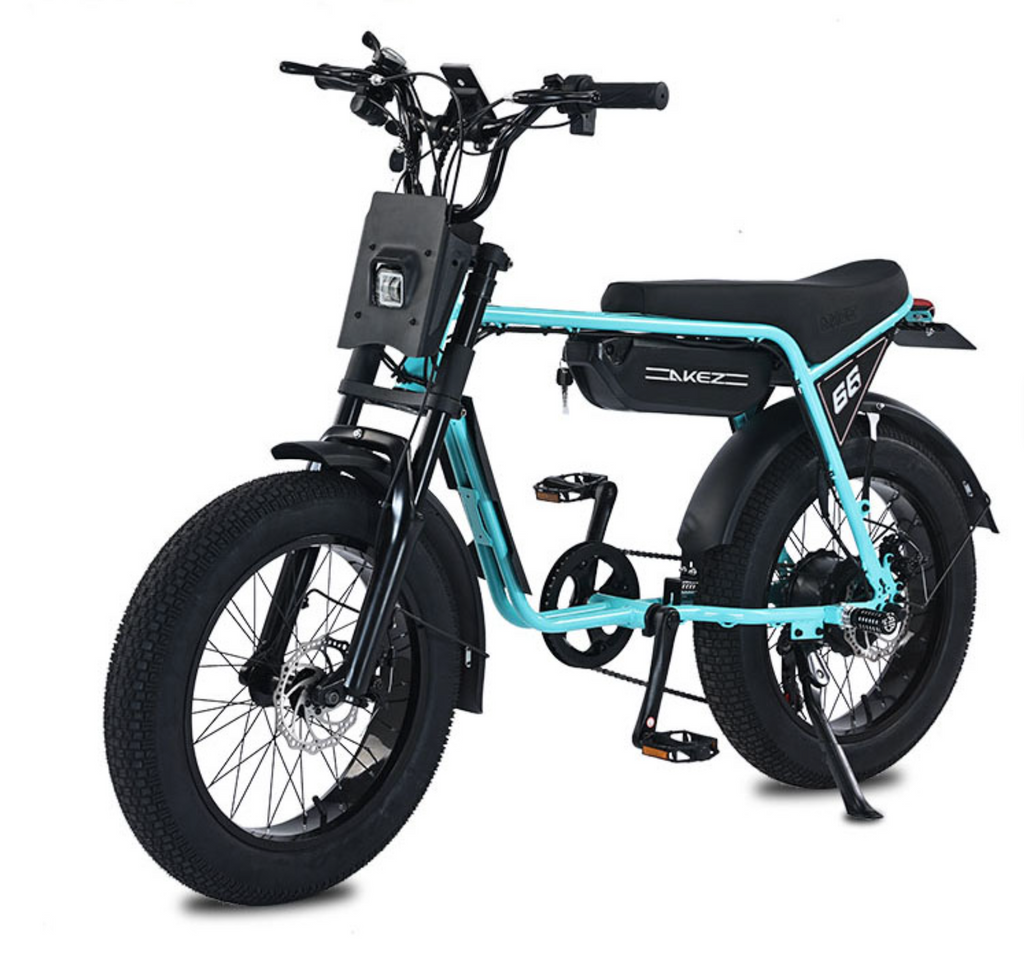 Akez ZX Electric Bike Electric Blue