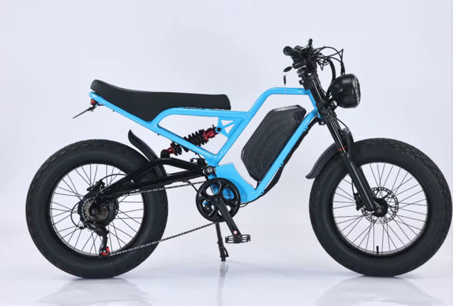 Akez 1500W Electric Bike With Full Suspension And Hydraulic Brakes