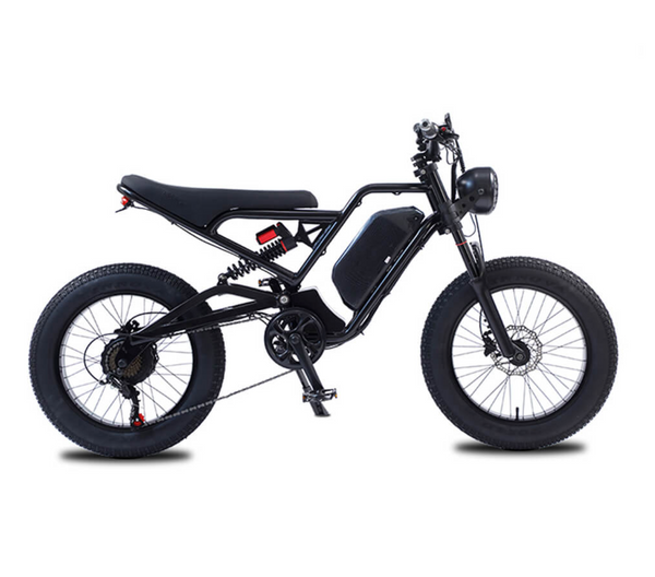 Akez 1500W Electric Bike With Full Suspension And Hydraulic Brakes ...