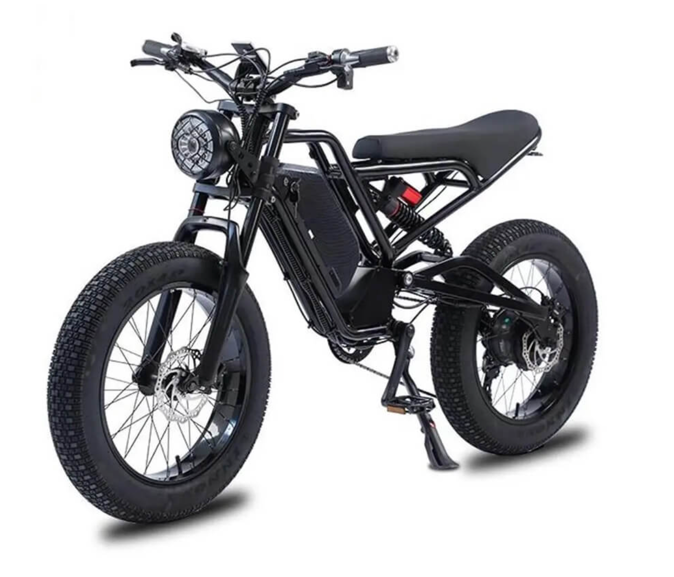 Akez 1500W Electric Bike With Full Suspension And Hydraulic Brakes