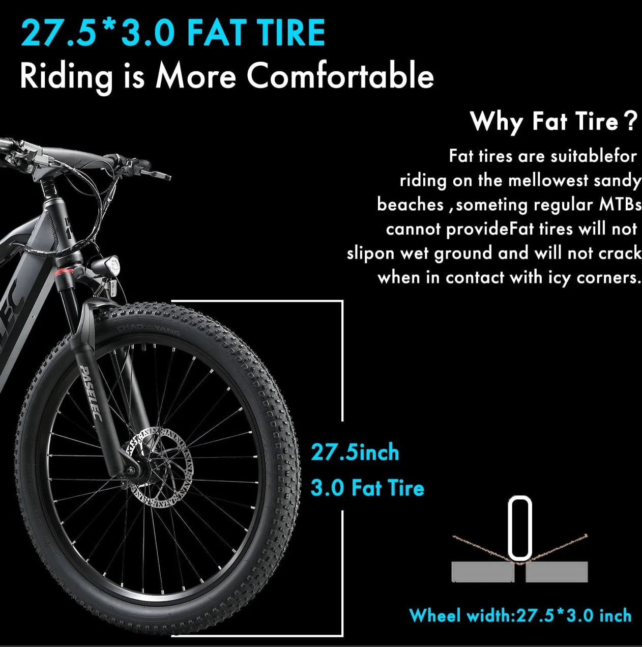 Paselec Climber 3 Electric Mountain Bike – Throttle One